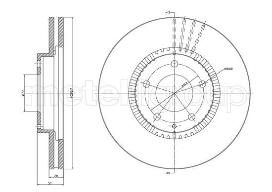 CIFAM Piduriketas 800-1163C