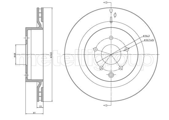 CIFAM Piduriketas 800-1171C