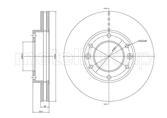 CIFAM Piduriketas 800-1174C