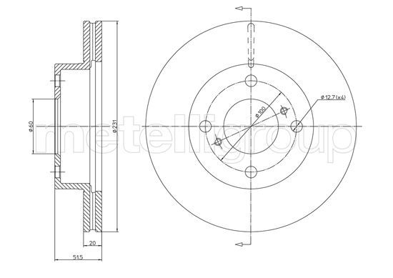 CIFAM Piduriketas 800-1267