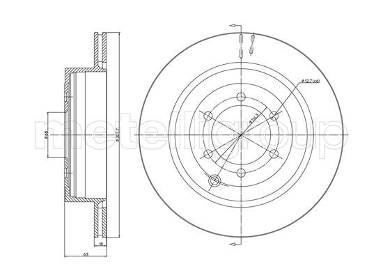 CIFAM Piduriketas 800-1348C