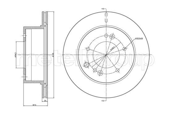 CIFAM Piduriketas 800-1354C