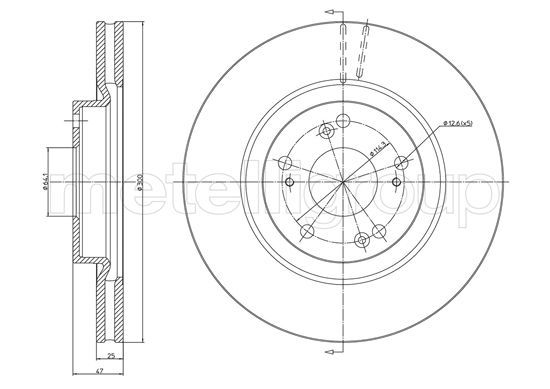 CIFAM Piduriketas 800-1356C