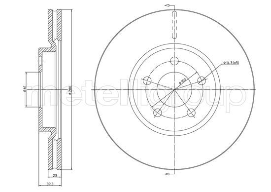 CIFAM Piduriketas 800-1359C