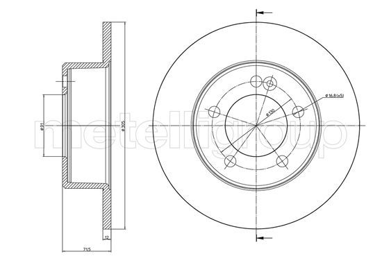 CIFAM Piduriketas 800-1386C