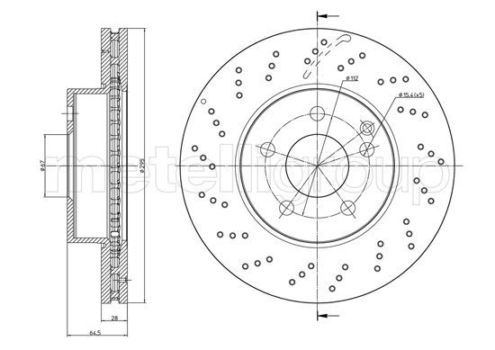 CIFAM Piduriketas 800-1409FC