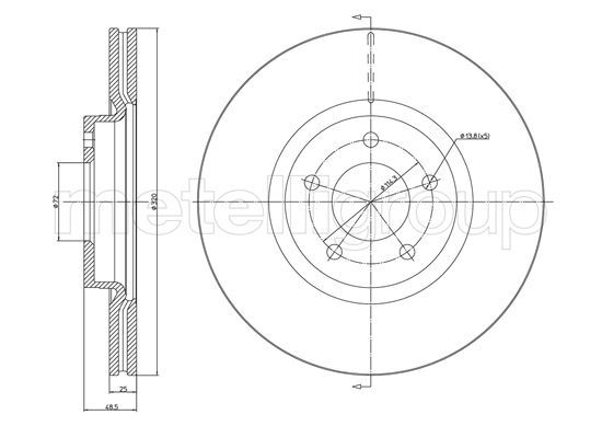 CIFAM Piduriketas 800-1417C