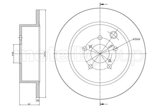 CIFAM Piduriketas 800-1487C