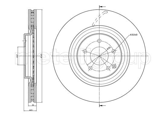 CIFAM Piduriketas 800-1493C