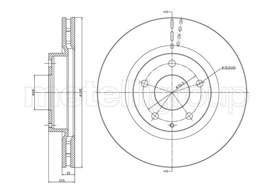 CIFAM Piduriketas 800-1525C