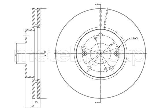 CIFAM Piduriketas 800-1555C