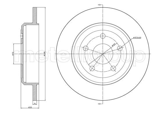 CIFAM Piduriketas 800-1564C