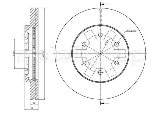 CIFAM Piduriketas 800-1616