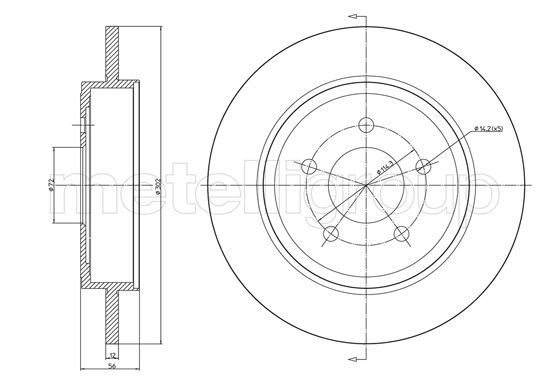 CIFAM Piduriketas 800-1643C