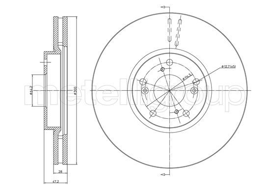 CIFAM Piduriketas 800-1686C