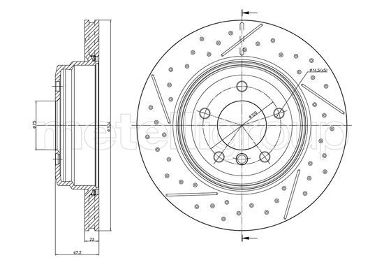 CIFAM Piduriketas 800-1693C