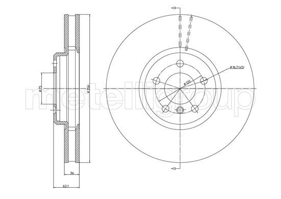 CIFAM Piduriketas 800-1724C