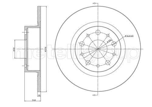 CIFAM Piduriketas 800-410C