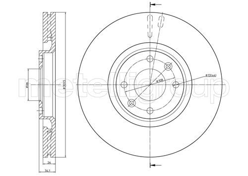 CIFAM Piduriketas 800-751C