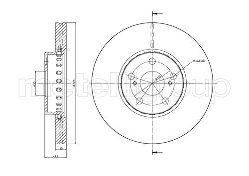 CIFAM Piduriketas 800-845C