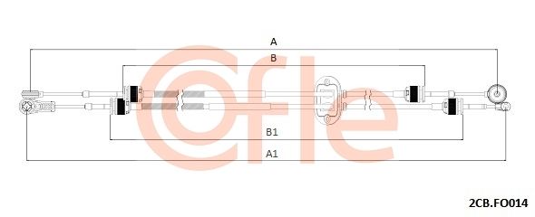 COFLE Tross,käigukast 2CB.FO014