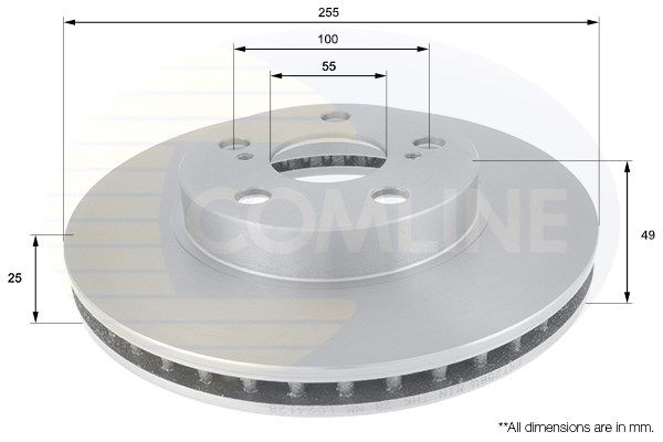 COMLINE Тормозной диск ADC0175V