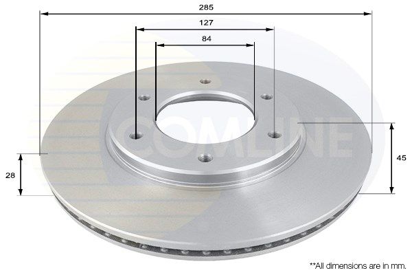 COMLINE Тормозной диск ADC0176V