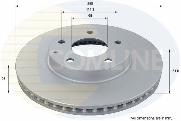 COMLINE Тормозной диск ADC0478V