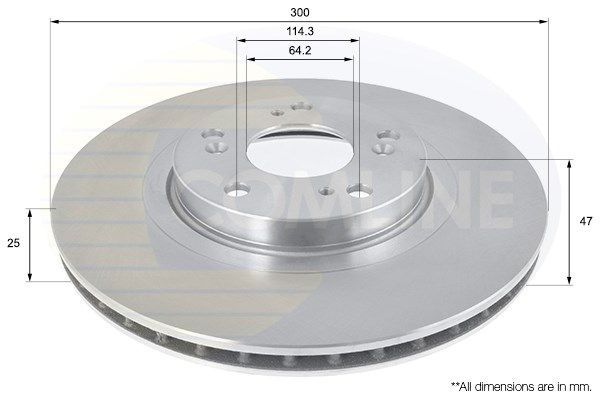 COMLINE Тормозной диск ADC0541V