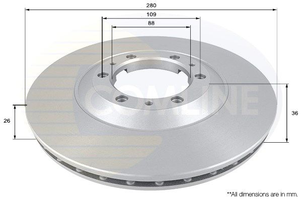 COMLINE Тормозной диск ADC0705V
