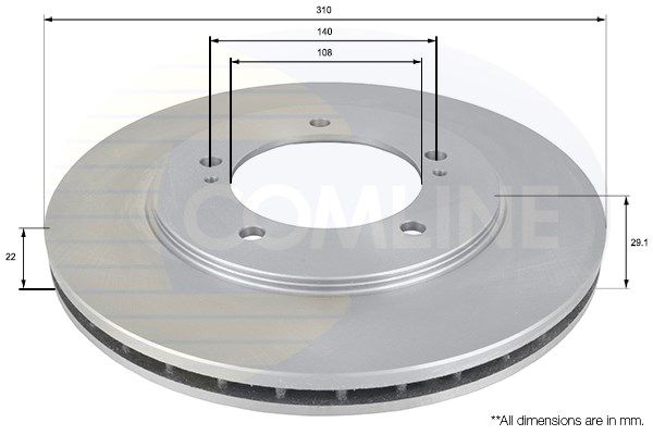 COMLINE Тормозной диск ADC0921V