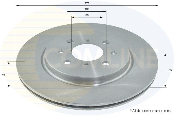 COMLINE Тормозной диск ADC0936V