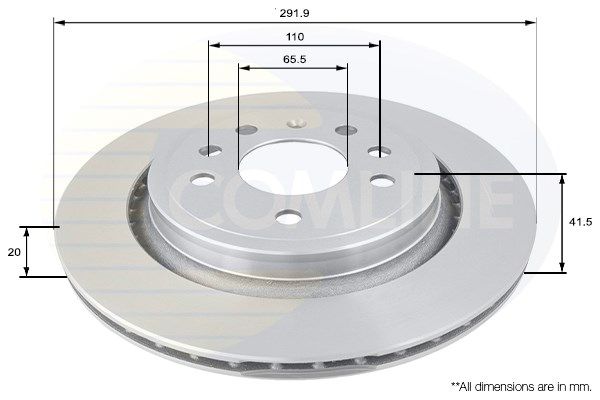 COMLINE Тормозной диск ADC1136V