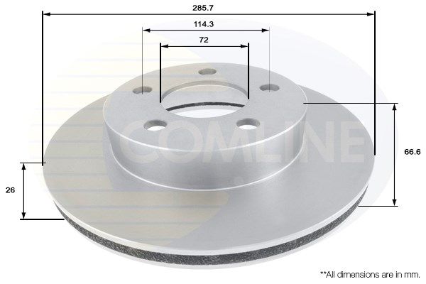 COMLINE Тормозной диск ADC1230V