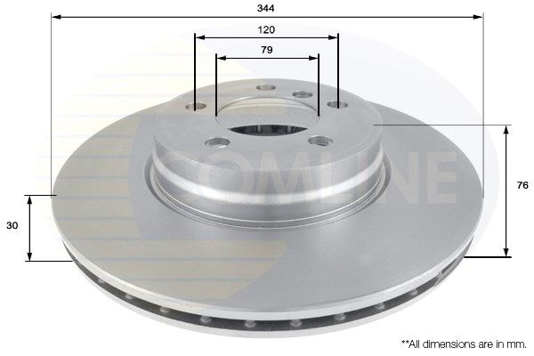 COMLINE Тормозной диск ADC1322V