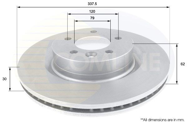 COMLINE Тормозной диск ADC1323V