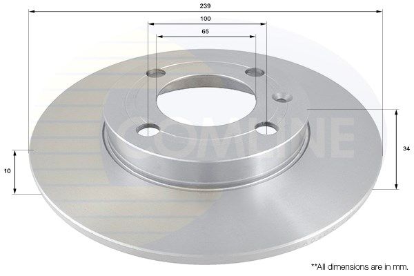 COMLINE Тормозной диск ADC1442