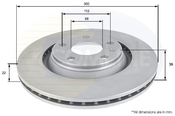 COMLINE Тормозной диск ADC1485V