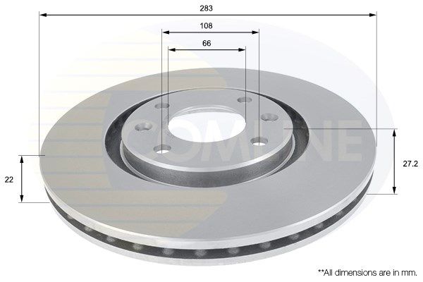 COMLINE Тормозной диск ADC1520V