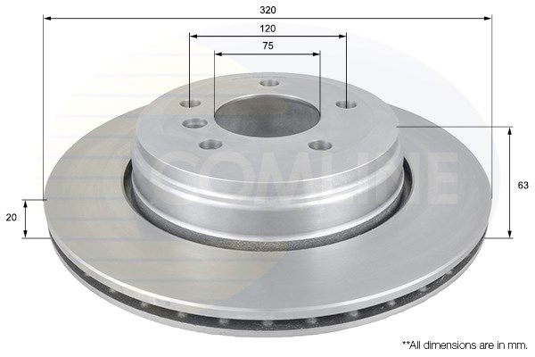 COMLINE Тормозной диск ADC1726V