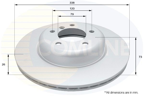 COMLINE Тормозной диск ADC1741V