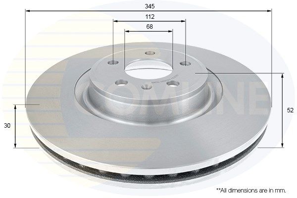 COMLINE Тормозной диск ADC2612V
