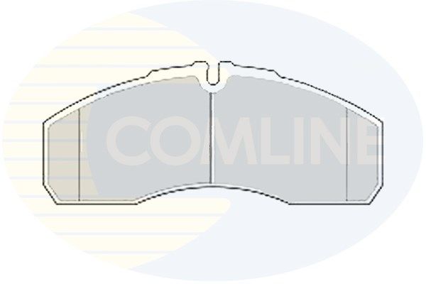 COMLINE Комплект тормозных колодок, дисковый тормоз CBP01173