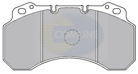 COMLINE Комплект тормозных колодок, дисковый тормоз CBP9033