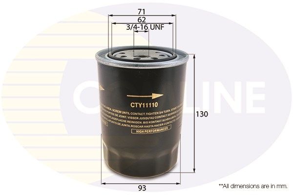 COMLINE Масляный фильтр CTY11110