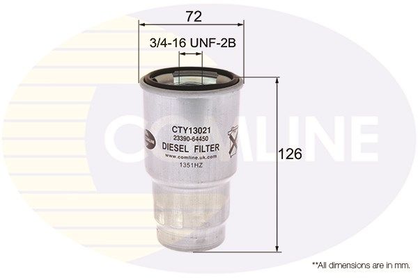COMLINE Топливный фильтр CTY13021