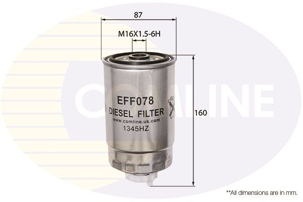 COMLINE Топливный фильтр EFF078