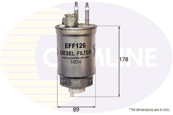 COMLINE Топливный фильтр EFF126