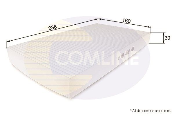 COMLINE Filter,salongiõhk EKF120