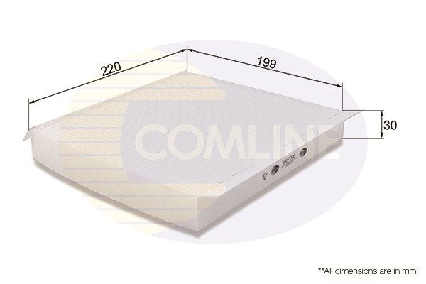 COMLINE Filter,salongiõhk EKF206